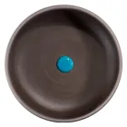 Fristående badrumsskåp Sammansättning Blå Färg inklusive tillbehör - Maryse Viadurini