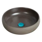 Fristående badrumsskåp Sammansättning Blå Färg inklusive tillbehör - Maryse Viadurini