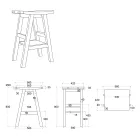 Fristående badrumsskåp Komposition inklusive färgade tillbehör - Maryse Viadurini
