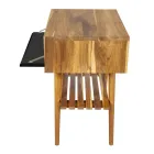 Svart bänkskiva i badrumsskåp med medföljande tillbehör - Carolie Viadurini