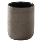 Svart bänkskiva i badrumsskåp med medföljande tillbehör - Carolie Viadurini