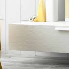 Lycklig modern lackerad trähängande badrumsmöbler Viadurini