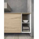 Modern och upphängd badrumsmöbelkomposition, tillverkad i Italien Design - Callisi1 Viadurini