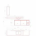 Modern och upphängd badrumsmöbelkomposition, tillverkad i Italien Design - Callisi1 Viadurini