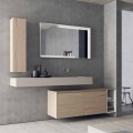 Modern och upphängd badrumsmöbelkomposition, tillverkad i Italien Design - Callisi1