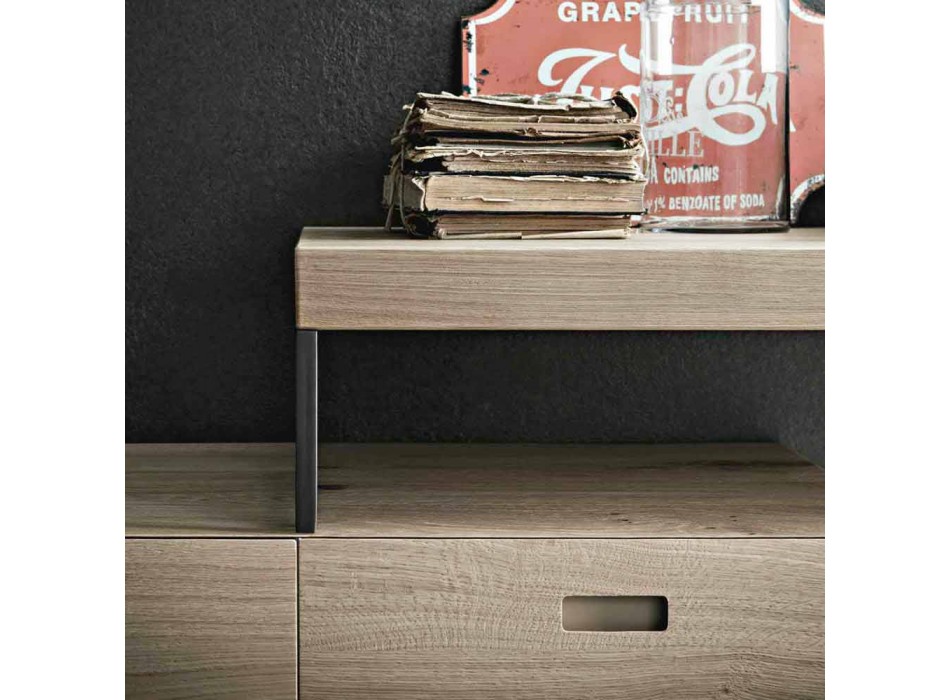 Modern badrumssammansättning av markdesignmöbler tillverkade i Italien - Farart6 Viadurini