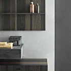 Komposition för upphängd badrum och modern design tillverkad i Italien - Farart9 Viadurini