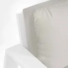 Utomhus vardagsrumsammansättning i aluminium med tygkuddar - Yoshi Viadurini