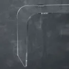 Upphängd väggkonsol i transparent design akrylkristall - Cesarea Viadurini