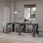 Utdragbar konsol till 181 cm i Melamin Essence Tillverkad i Italien - Castello Viadurini