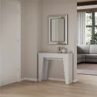 Utdragbar konsol till 181 cm i Melamin Essence Tillverkad i Italien - Castello Viadurini