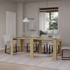 Utdragbar konsol till 181 cm i Melamin Essence Tillverkad i Italien - Castello Viadurini