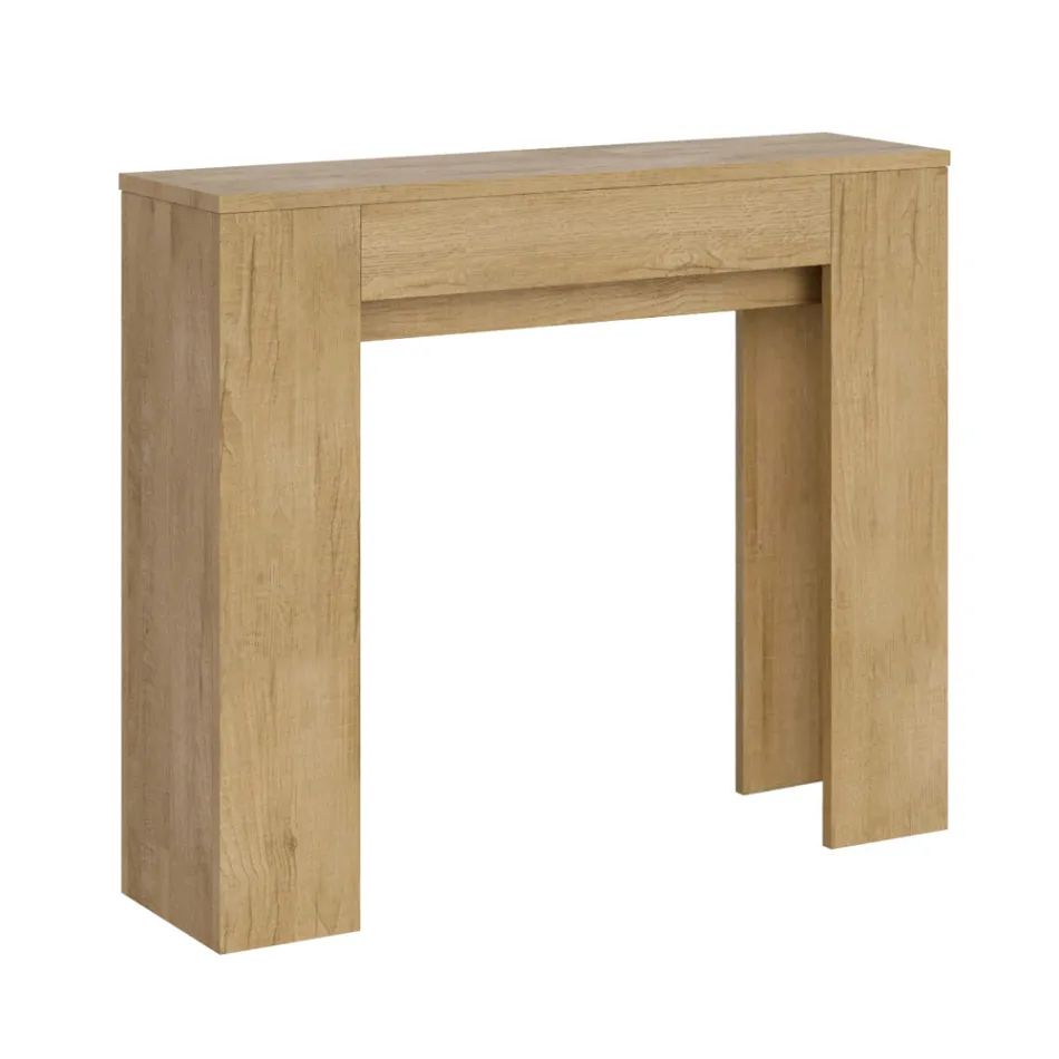 Utdragbar konsol till 181 cm i Made in Italy melaminpaneler - Drago Viadurini