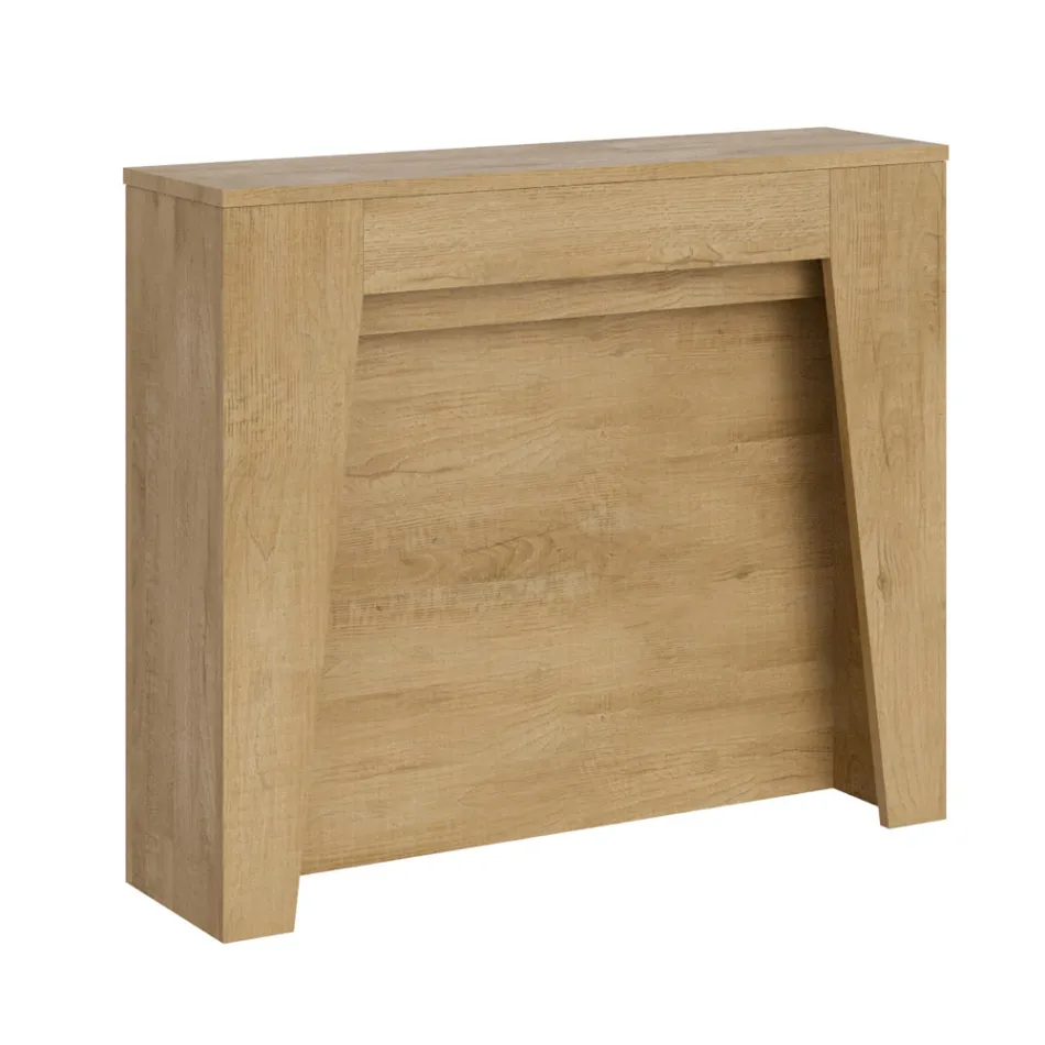 Utdragbar konsol till 211 cm i melamin i huvudsak Made in Italy - Incantesimo Viadurini