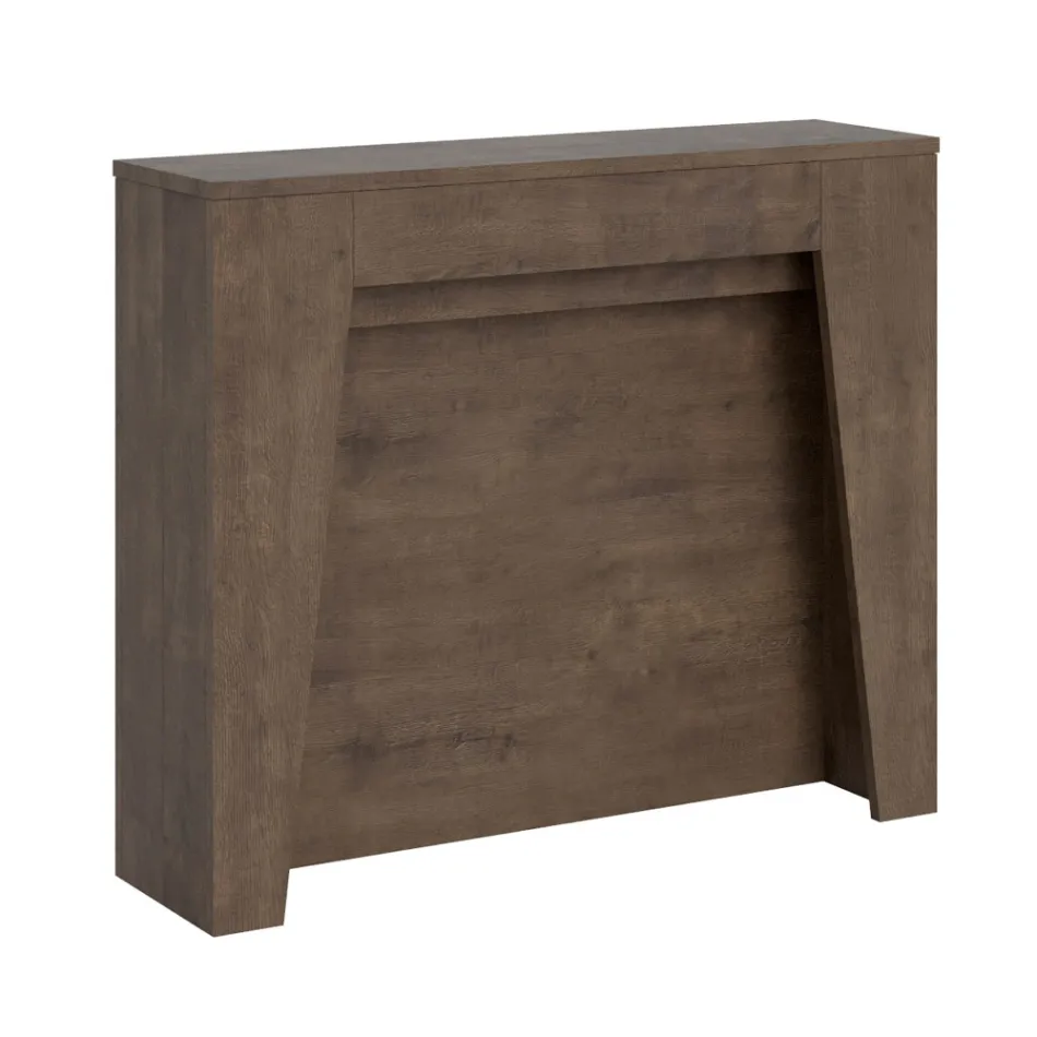 Utdragbar konsol till 211 cm i melamin i huvudsak Made in Italy - Incantesimo Viadurini