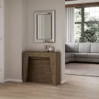 Utdragbar konsol till 211 cm i melamin i huvudsak Made in Italy - Incantesimo Viadurini