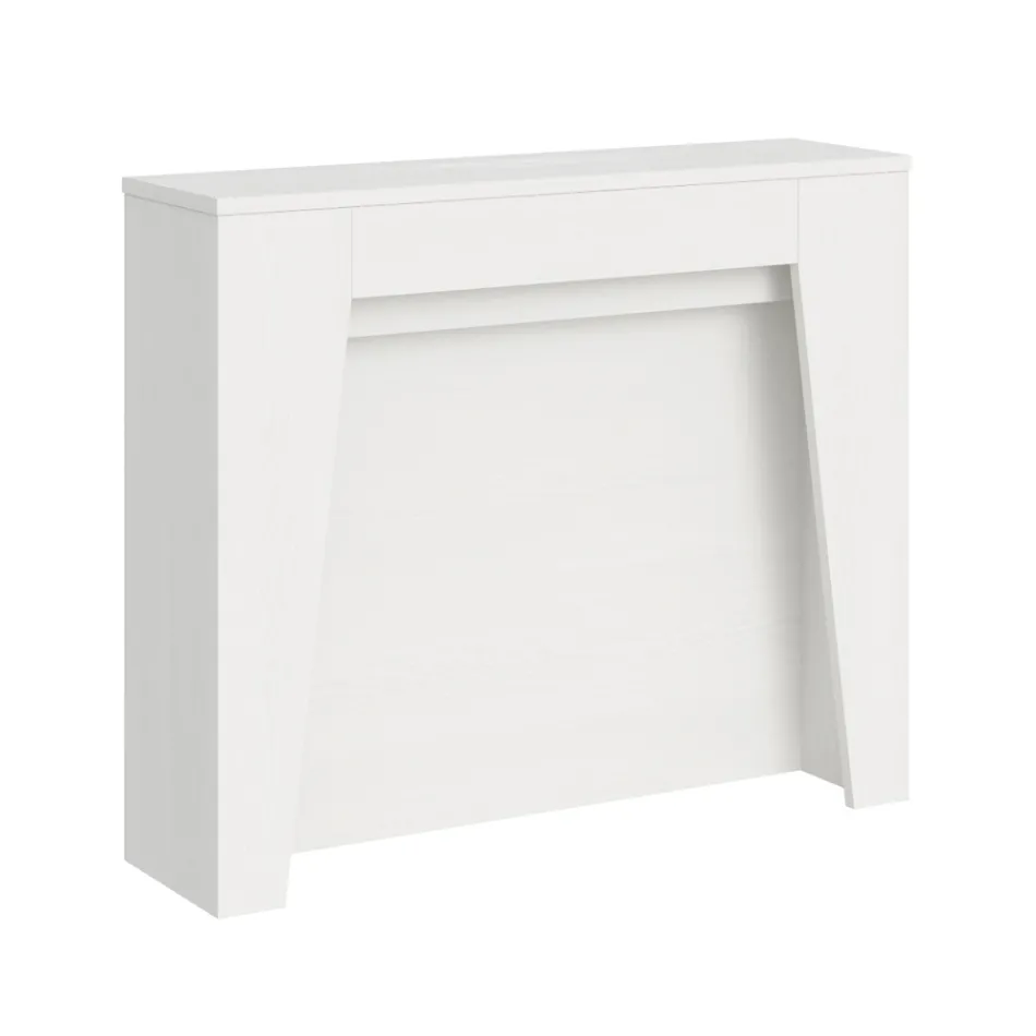 Utdragbar konsol till 211 cm i melamin i huvudsak Made in Italy - Incantesimo Viadurini