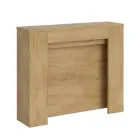 Utdragbar konsol till 211 cm i Made in Italy melaminpaneler - Principessa Viadurini