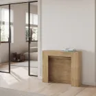 Utdragbar konsol till 211 cm i Made in Italy melaminpaneler - Principessa Viadurini