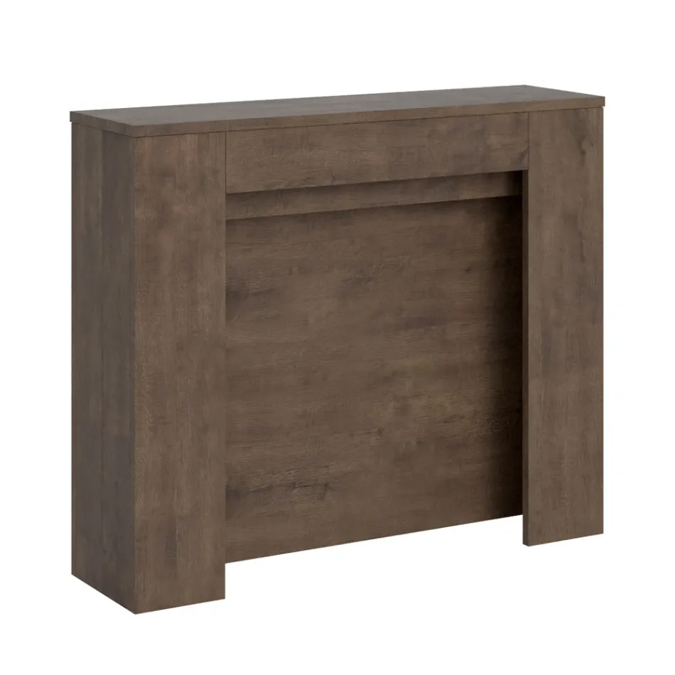 Utdragbar konsol till 211 cm i Made in Italy melaminpaneler - Principessa Viadurini