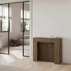 Utdragbar konsol till 211 cm i Made in Italy melaminpaneler - Principessa Viadurini