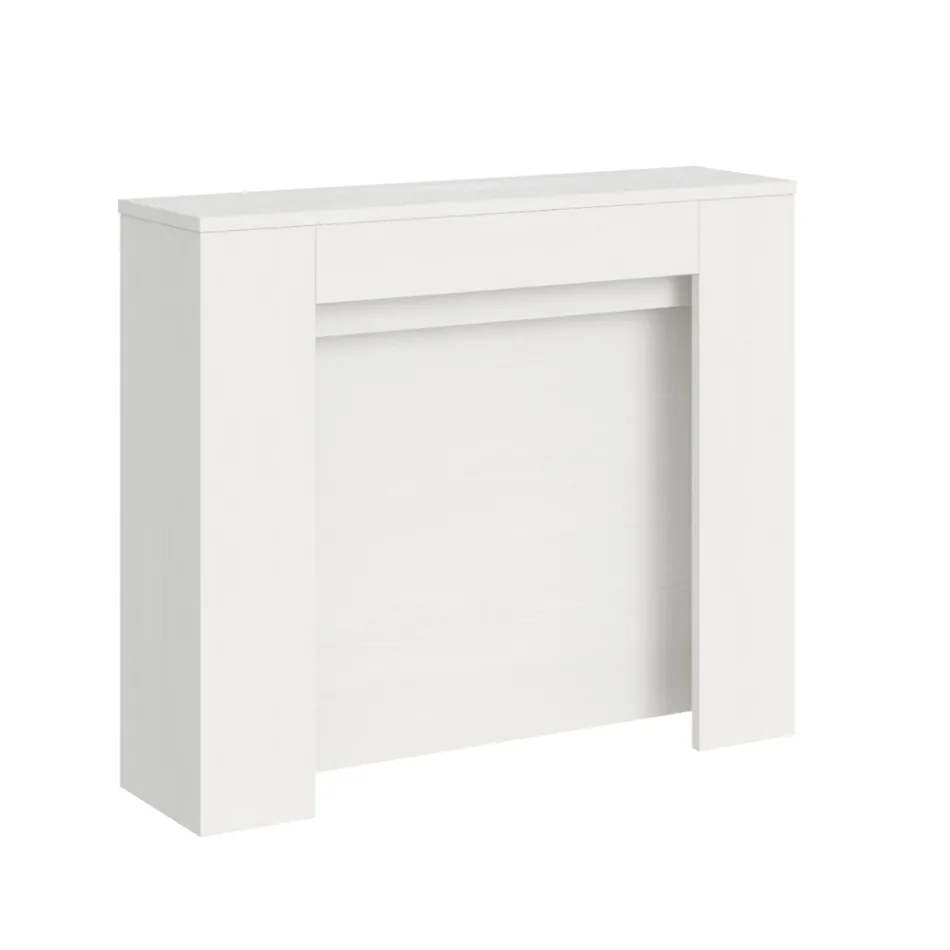 Utdragbar konsol till 211 cm i Made in Italy melaminpaneler - Principessa Viadurini