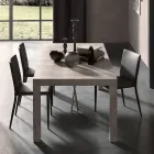 Utdragbar konsol till 290 cm i melaminträ Tillverkad i Italien - Paride Viadurini