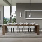 Utdragbar konsol till 300 cm med 2-bent stöd tillverkad i Italien - Phantom Viadurini