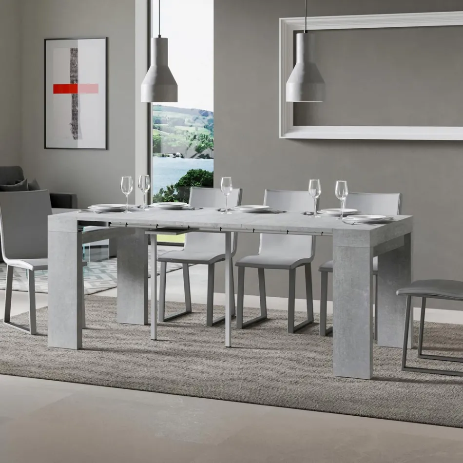 Utdragbar konsol till 300 cm med 2-bent stöd tillverkad i Italien - Phantom Viadurini