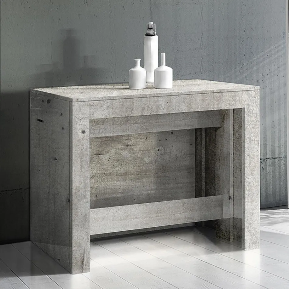 Konsoll Utdragbar till 300 cm från entré eller vardagsrum i trä - Katharina Viadurini