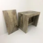 Konsoll Utdragbar till 300 cm från entré eller vardagsrum i trä - Katharina Viadurini