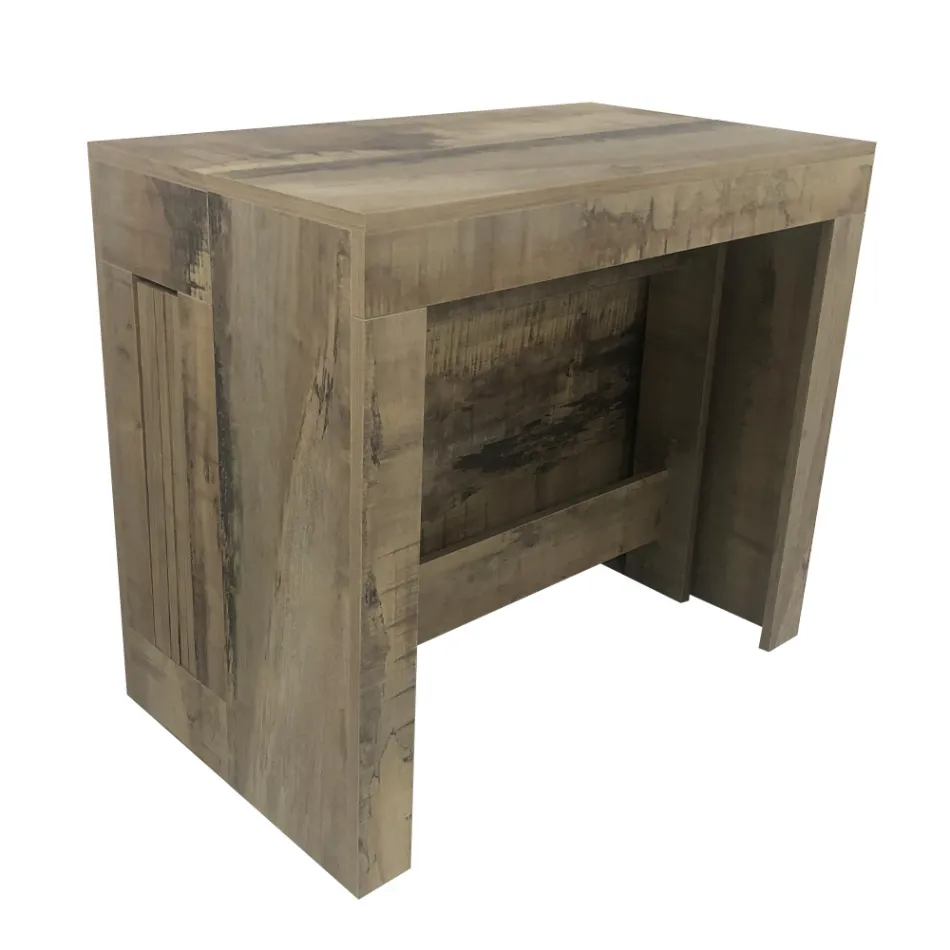 Konsoll Utdragbar till 300 cm från entré eller vardagsrum i trä - Katharina Viadurini