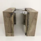 Konsoll Utdragbar till 300 cm från entré eller vardagsrum i trä - Katharina Viadurini