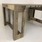 Konsoll Utdragbar till 300 cm från entré eller vardagsrum i trä - Katharina Viadurini