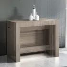 Konsoll Utdragbar till 300 cm från entré eller vardagsrum i trä - Katharina Viadurini