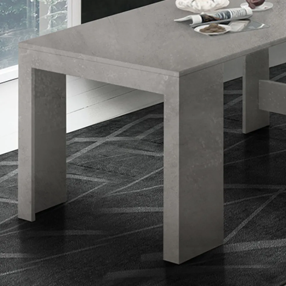 Konsoll Utdragbar till 300 cm från entré eller vardagsrum i trä - Katharina Viadurini