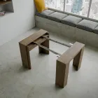 Utdragbar konsol till 308 cm med centralt stöd Made in Italy - Oracle Viadurini