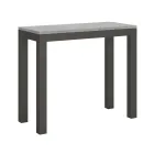 Utdragbar konsol av modern design i trä och järn Tillverkad i Italien - Aldrig Viadurini