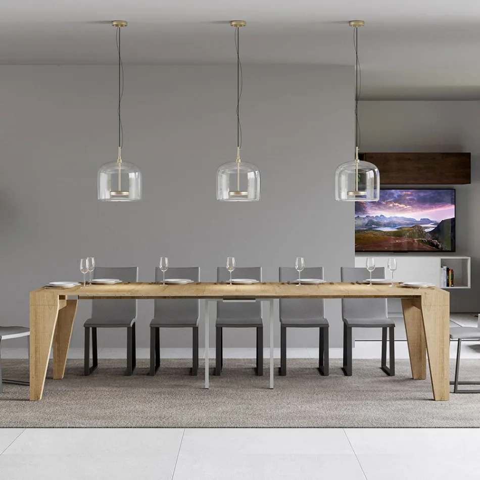 Utdragbar konsol Finns i 2 olika storlekar tillverkad i Italien - Grifone Viadurini