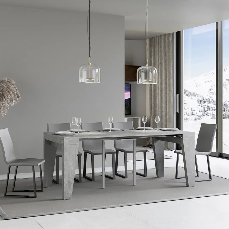 Utdragbar konsol Finns i 2 olika storlekar tillverkad i Italien - Grifone Viadurini