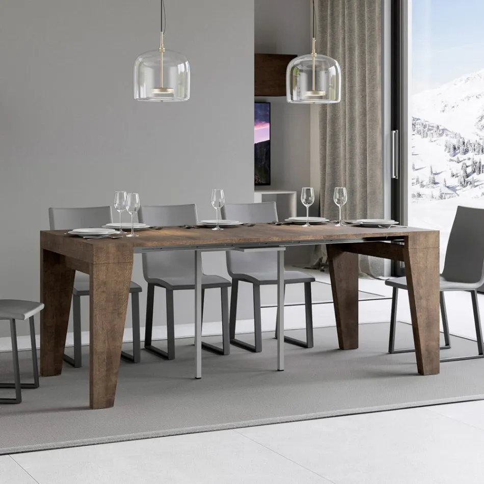 Utdragbar konsol Finns i 2 olika storlekar tillverkad i Italien - Grifone Viadurini