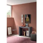 Utdragbar konsol Upp till 290 cm med trätopp tillverkad i Italien - Seregno Viadurini