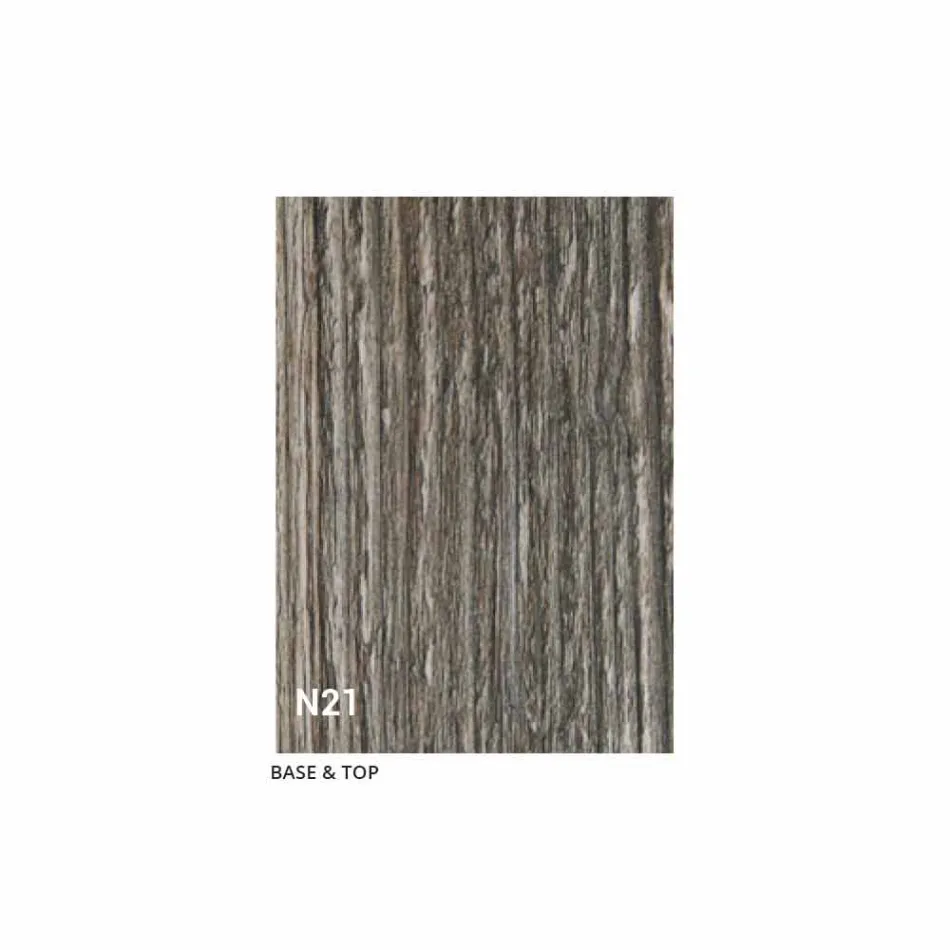 Utdragbar konsol Upp till 290 cm med trätopp tillverkad i Italien - Seregno Viadurini