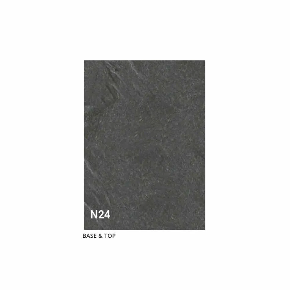 Utdragbar konsol Upp till 290 cm med trätopp tillverkad i Italien - Seregno Viadurini