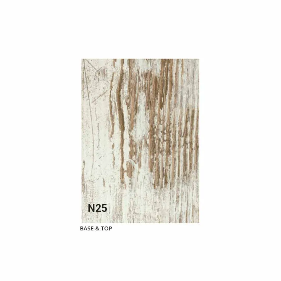 Utdragbar konsol Upp till 290 cm med trätopp tillverkad i Italien - Seregno Viadurini