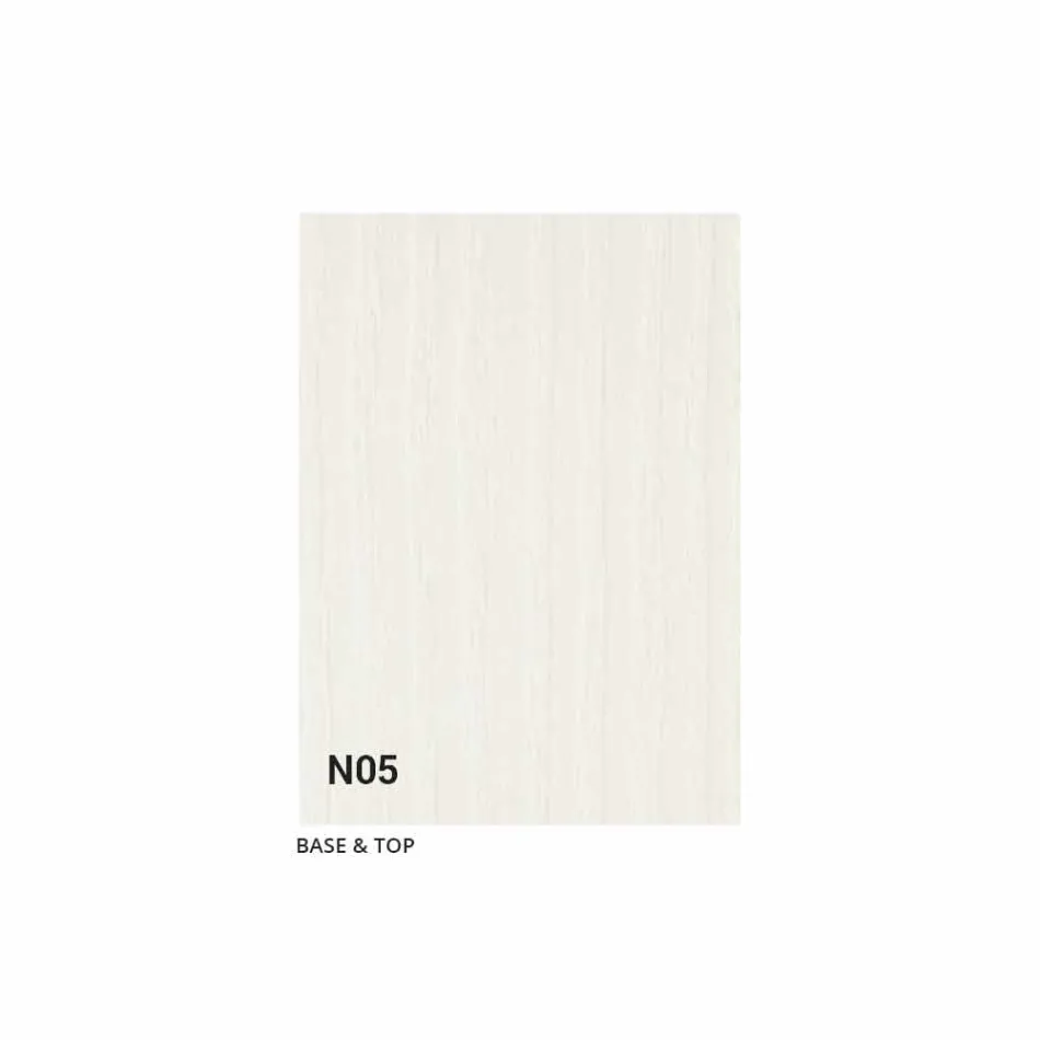 Utdragbar konsol Upp till 290 cm med trätopp tillverkad i Italien - Seregno Viadurini