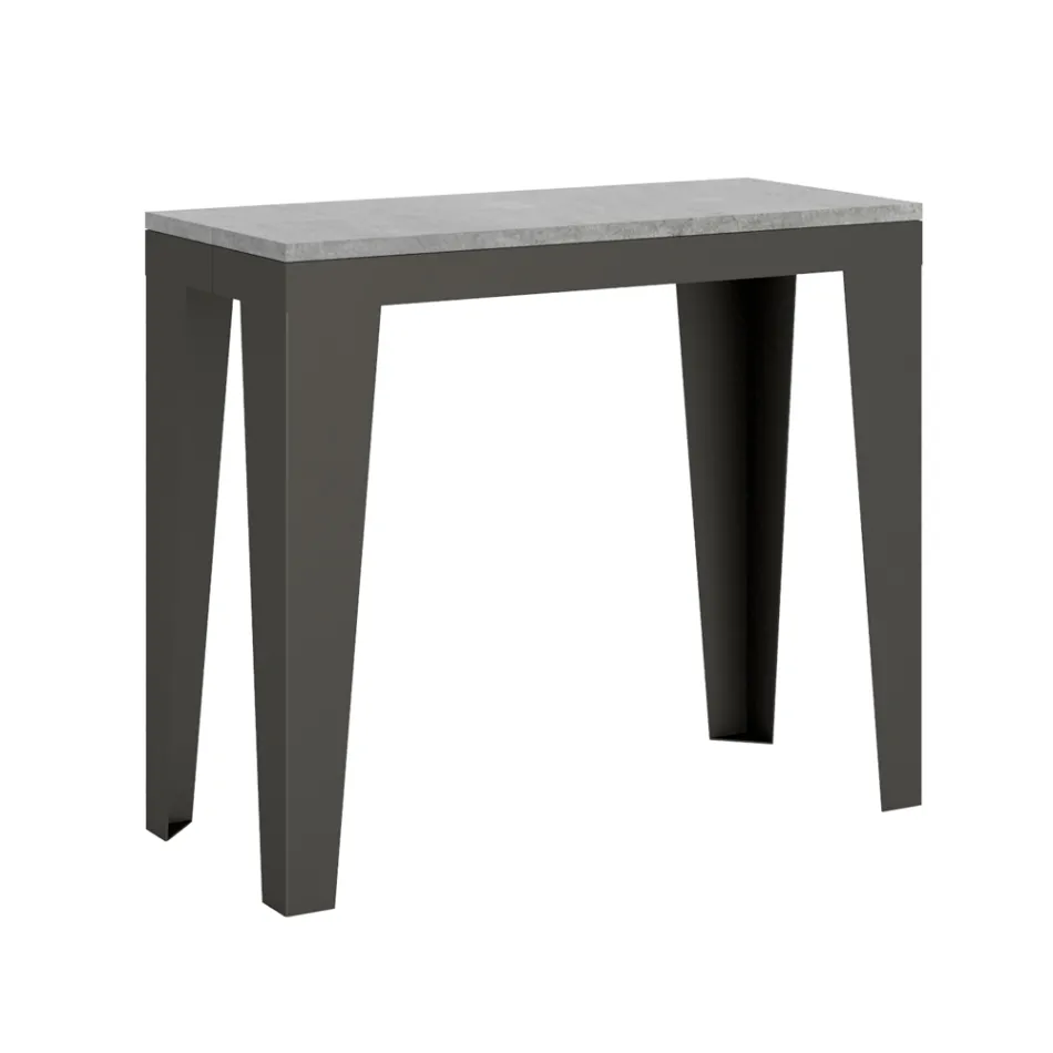 Utdragbar konsol upp till 300 cm i Made in Italy trämikropartiklar – Flamber Viadurini