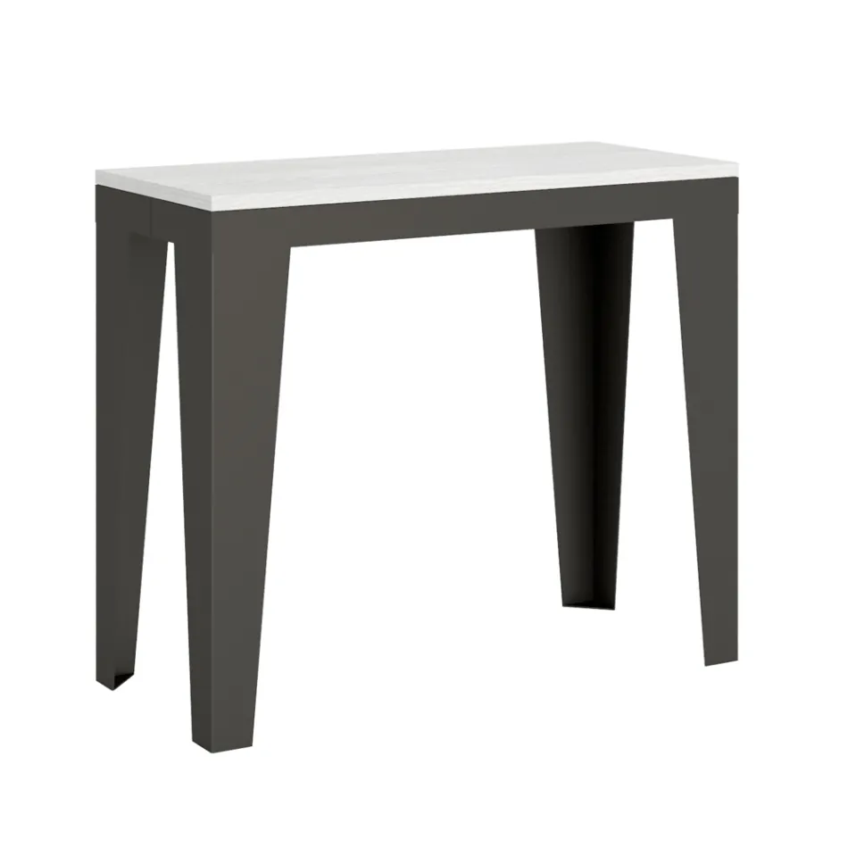 Utdragbar konsol upp till 300 cm i Made in Italy trämikropartiklar – Flamber Viadurini