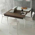 Utdragbar kristallkonsol med metallkonstruktion tillverkad i Italien - jod Viadurini