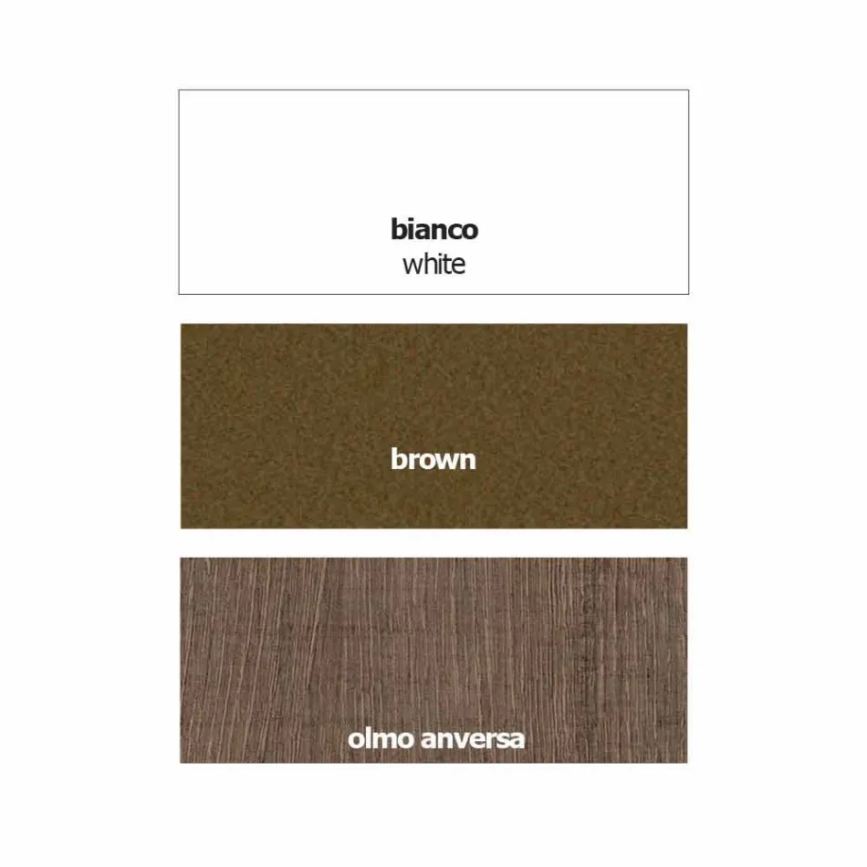 Utdragbar kristallkonsol med metallkonstruktion tillverkad i Italien - jod Viadurini